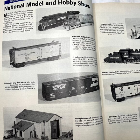 Model Railroader Magazine Back Issue u January 1996 Vol 63 No 1  Foldout Sp0eedl - Picture 8 of 12